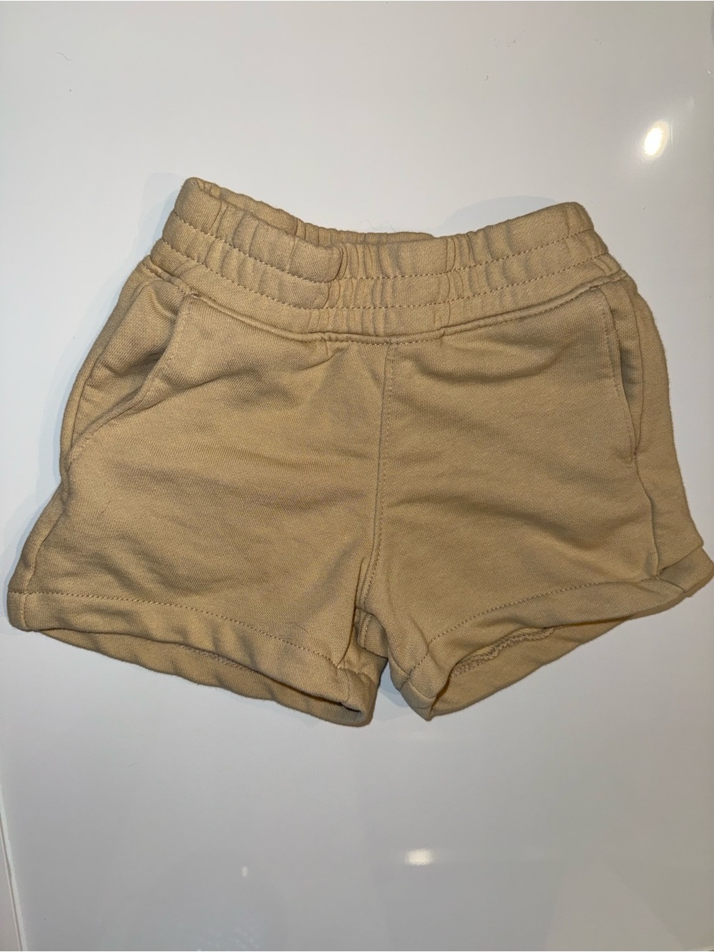 Carter's Tan Pull-On Cotton-Blend Kids Shorts
